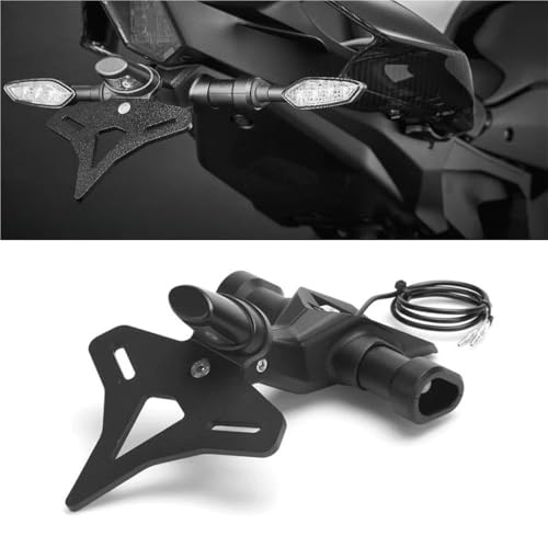 Support de plaque d'immatriculation moto YZF R1 finition soignée queue courte