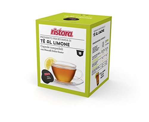 Té de limón Ristora en cápsulas compatibles con máquinas Dolce Gusto, 10 unidades