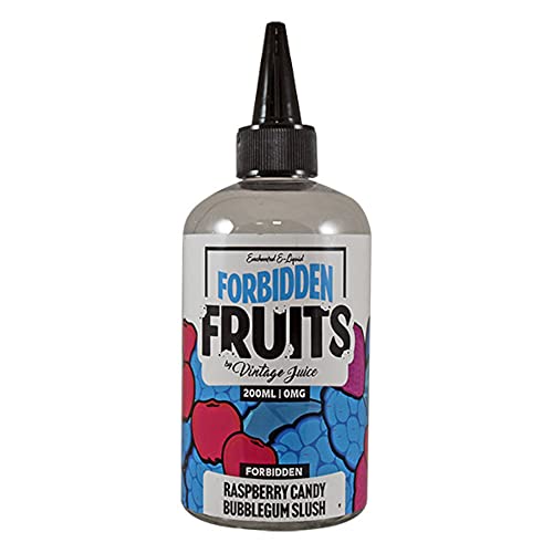 Raspberry Candy Bubblegum 200ml Shortfill Liquid by Forbidden Fruits