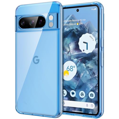 Image of JETech Case for Google Pixel 8 Pro, Anti-Yellowing, Bay | Shockproof Cover, Scratch Resistant Hard PC Back, Durable Transparent TPU Bumper