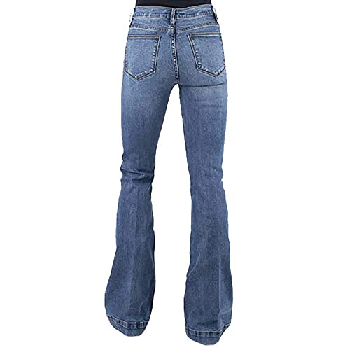 Stetson Women's 921 High Rise Flare Jeans Blue 8 REG2