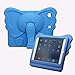 NCURV Apple iPad mini EVA case - Best Protection - Shock proof - Perfect Custom fit for your iPad mini Tablet 1, 2,3 - Cute Animal - Elephant Case with Stand for Kids - Blue