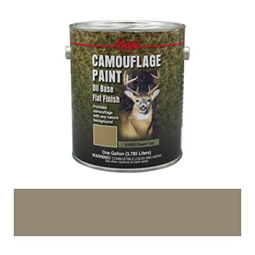 Majic Paints 8-60855-1 Camouflage Paint, 1-Gallon, Desert Tan