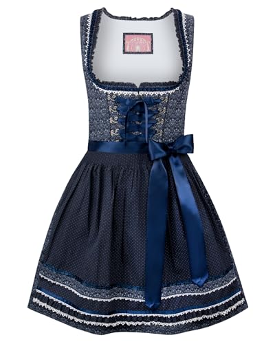 Stockerpoint - Dirndl Kim (55cm), Größe:38, Farbe:Dunkelblau