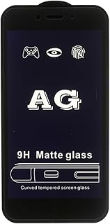 Tempered AG 9H Screen Protector With Impact Protection, High Definition, Easy Installation And Fingerprint Resistant Design Compatible Oppo A71 - Black