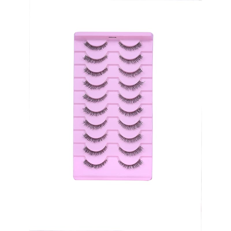 Bombay Vanity 10 Pair False Eyelashes Set Natural 3d Fake Eyelash Soft Comfortable Non-irritating Lightweight & Reusable Natural Eyelashes Eye Makeup Lash (Blink)-picture-38