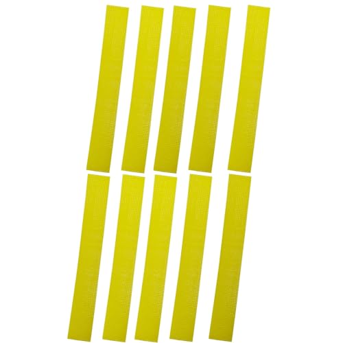 LifgWas Schwefelschnitten nicht tropfend 10 Stück zur Desinfiezierung und Schädlingsbekämpfung zum Ausschwefeln von Holzfässern, Einmachgläsern, Flaschen etc. mit Befestigungsloch, Schwefelstreifen