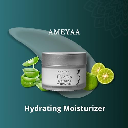 Image of Jivada Hydrating Moisturizer with Glutathione & HA | Protects Skin Barrier | Niacinamide & Ceramides|Hydrated Skin |All Skin Types | For Women & Men | Sulphate & Paraben Free | 50g