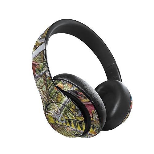 Image of MightySkins Carbon Fiber Skin Compatible with Beats Studio Pro - Fish Puzzle | Protective, Durable Textured Carbon Fiber Finish | Easy to Apply