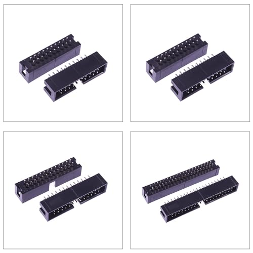 Kit de Conectores IDC Box Header 2.54mm 47 pcs miniatura 4