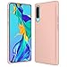 Produktbild Conie® Basic Backcove Hülle für Huawei P30, [ Microfaser Innenfutter ] Schutzhülle sturzsichere Hülle aus TPU Anti Fingerprint Rückschale, P30 Case Rosa