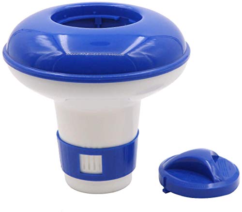 Lorcoo Distributeur de Chlore Flottant pour Piscine, Doseur Flottant pour Piscines Intérieure et Extérieure, 5 inches