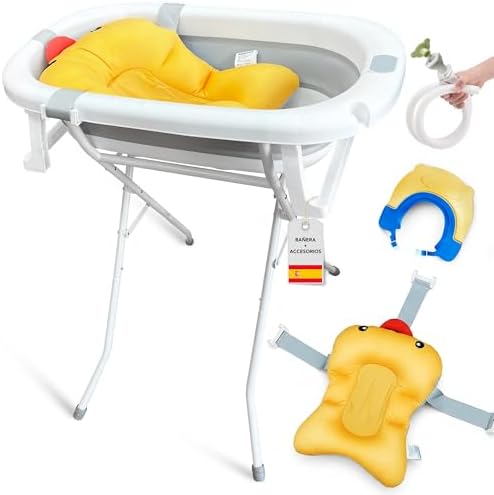 Baby Bathtub with Feet Folding Bathtub Banheira with Stand Baby S...