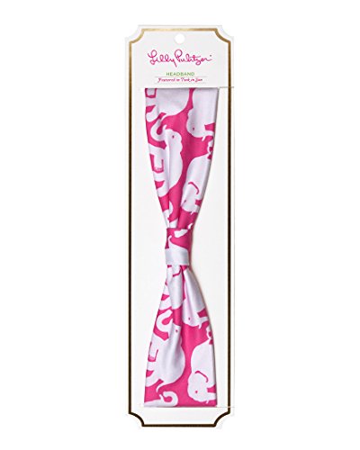 Lilly Pulitzer Headband Pink and White Tusk In The Sun