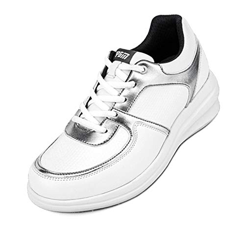 Women's Waterproof Golf Shoes, Inner Heightening Golf Sneakers, Lightweight Non-Slip Golf Training Shoes, Wear-Resistant Comfortable Golf Coach Shoes