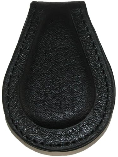 Paul & Taylor Men's Leather Magnetic Money Clip, Black4