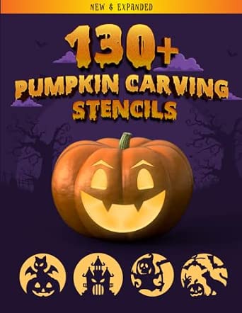 Pumpkin Carving Stencils: Over 130 Halloween Designs