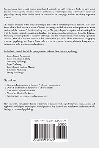 Consumer Psychology and Consumer Behavior (Business Psychology)