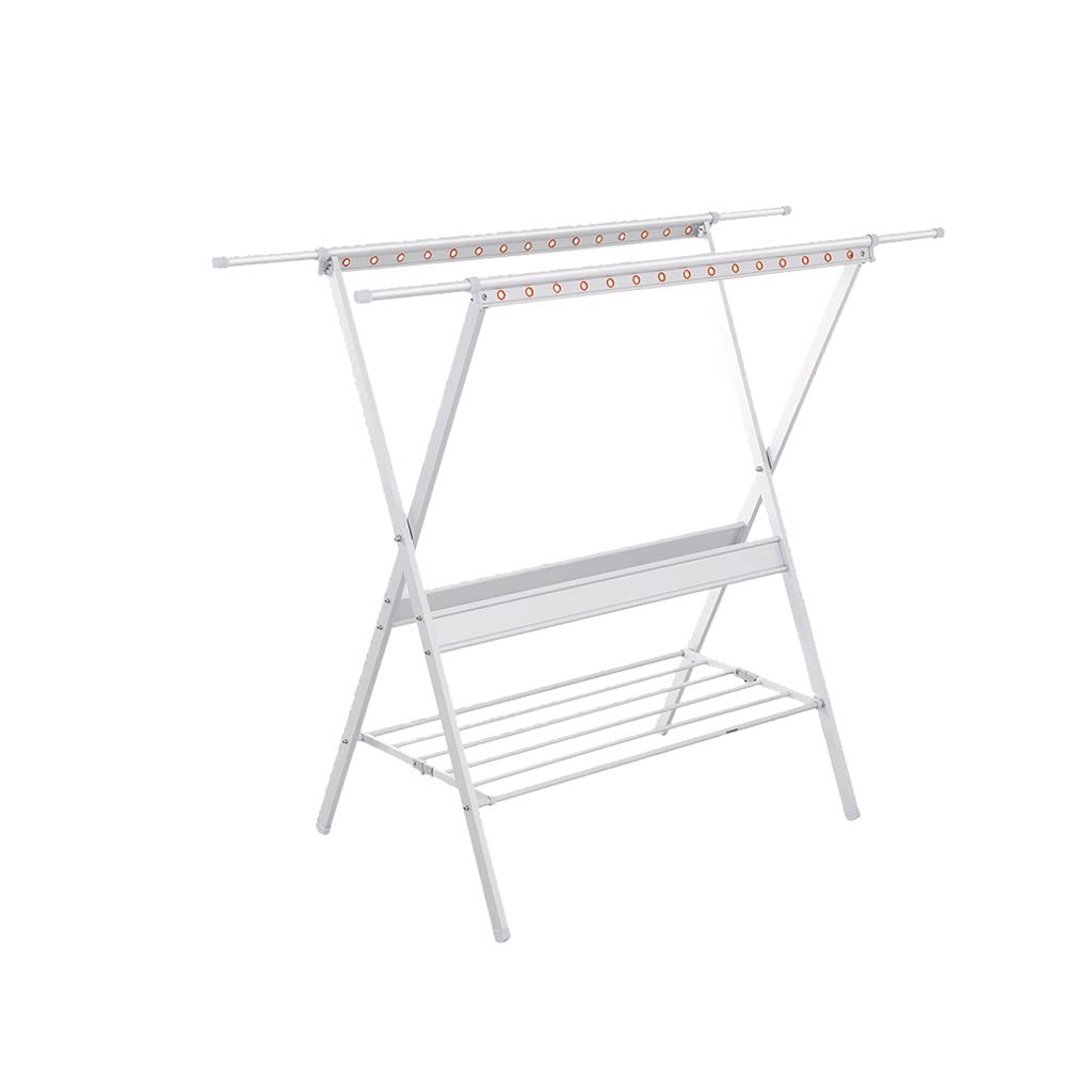 Tringle à vêtements pliante et extensible de 120 à 210 cm pour chambre à coucher