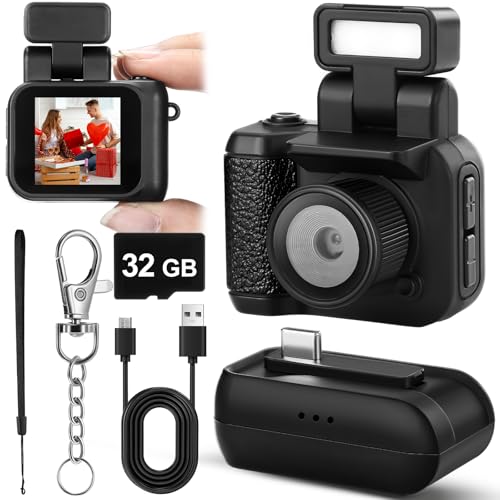 Cámara Digital Mini Portátil con Llaverito 1080p 32GB miniatura 1