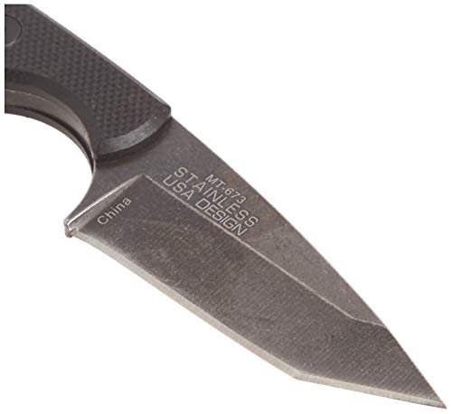 MTECH USA MT-673 Fixed Stainless Steel Blade,5",Black - image 3