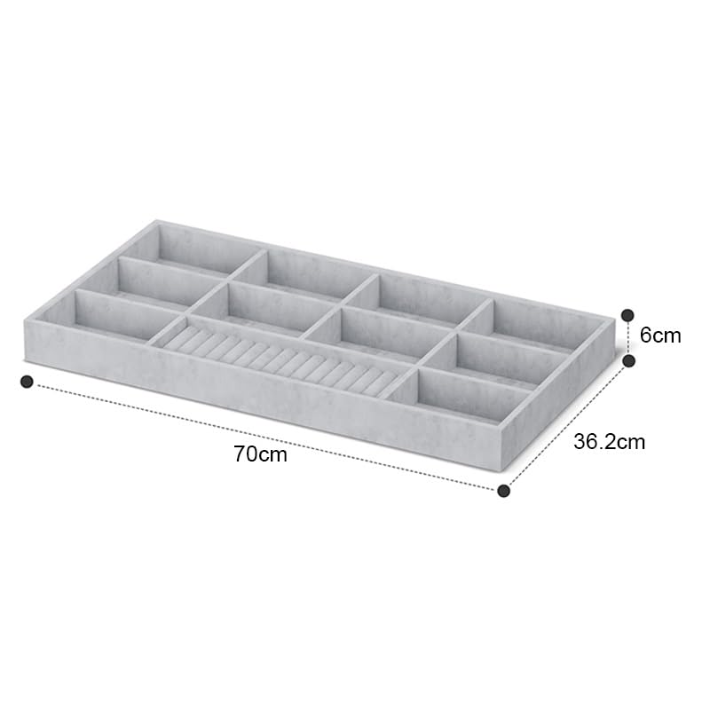 Organizador de joyas, bandeja apilable para collares, aretes y anillos, solución de almacenamiento eficiente