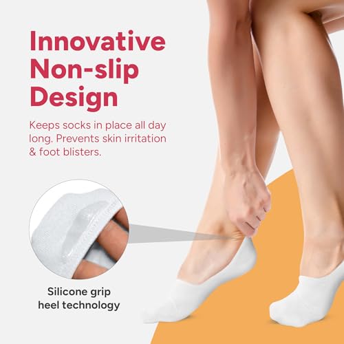 Image of Eedor No Show Socks Women - Low Cut Ankle, Non Slip