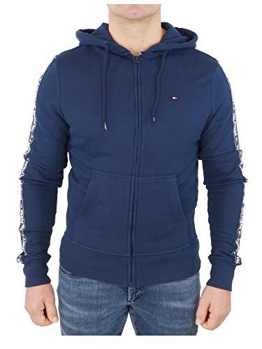 Tommy Hilfiger Herren Hoodie mit Reißverschluss Zipper, Blau (Navy...
