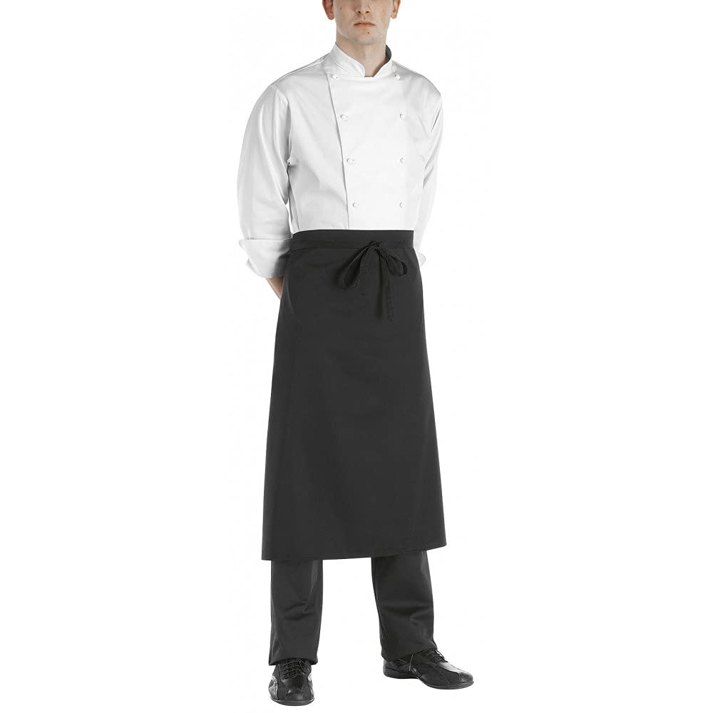 JOBLINE GREMBIULE VITA CM.100 X CM.90 CON TASCA NERO (CONF.05 PZ)