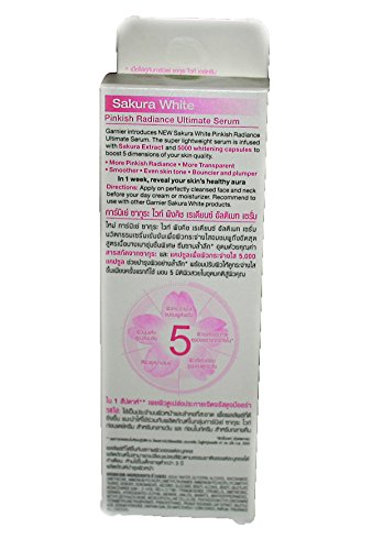 Amazon Com Garnier Facial Serum Sakura White Ultimate 50 Ml Beauty Personal Care