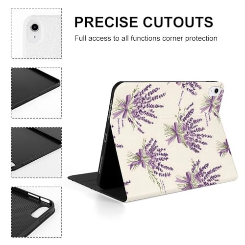Compatible avec iPad A16 11" étui tablette fin 10.9 pouces violet lavande