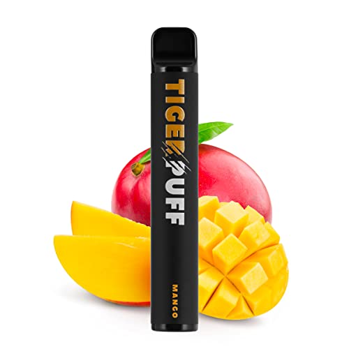 Tiger Puff Mango (Mango) - cigarrillo electrónico desechable sin tabaco y sin nicotina Cover