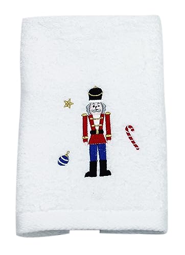 Peggy Wilkins Noel Nutcracker Embroidered Christmas Guest Towel - 30cm x 50cm