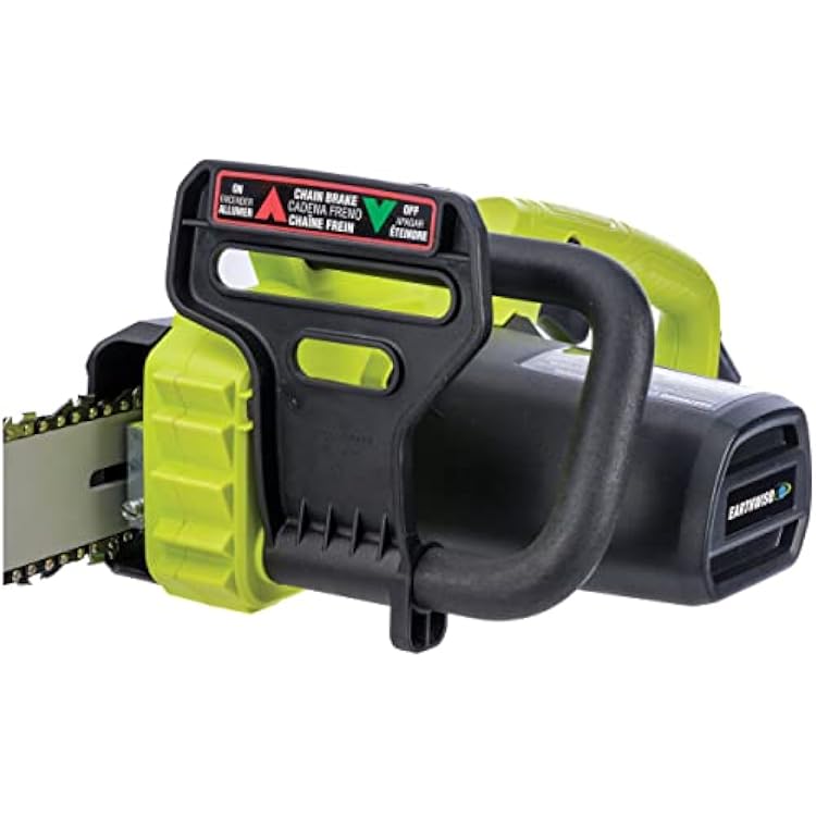 Earthwise CS33114 14-Inch 9-Amp Corded Electric Chainsaw, Green
