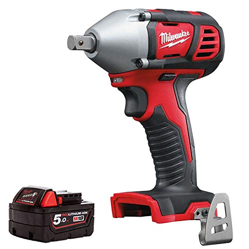 Milwaukee M18BIW12-0 18V 1/2´´ Impact Wrench with 1 x 5.0Ah M18B5 Battery