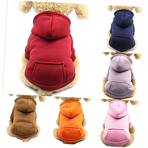 Mipcase Pet Supplies Puppy Supplies Puppy Clothes Puppy Pajamas Pet Plush Coats Dog Winter Clothes Warm Costume For Dog Pet Costume Dog Costume Clothing Pet Dog Navy Coat Pet Clothes #TOP4