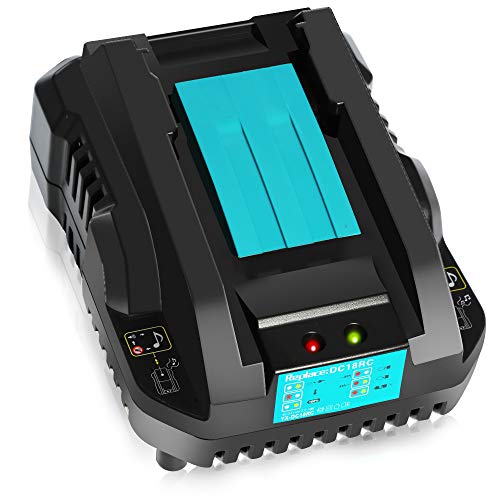 Mrupoo マキタ DC18RC 充電器 3.5A マキタ 14.4～18Vバッテリー bl1430 bl1440 bl1450 bl1460 bl1830 bl1840 bl1850 bl1860 bl1430b bl1460b bl1860b bl1830b bl1850b 対応 充電提示メロディ付き【互換品】【自社製造】のサムネイル