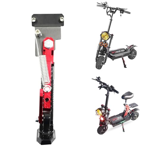 INXING Scooter Stand Kick Stand Parking Stand Feet Support Holder Replacement Part Compatible V5 V7 11inch Electric Scooter (Red)
