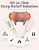 IZRIO 2026 New Therapexa Neck & Shoulder Massager, 6D Back Massager for Pain Relief Deep Tissue,Massager for Neck and Shoulder Pain,Back Massager with Heat. (Gray) #5