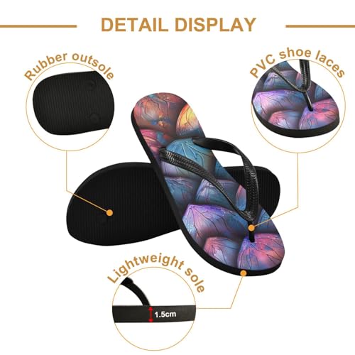 Dragon Scales Colorful Men's & Women's Classical Beach Rubber Sandal Flip Flop Comfortable Slipper 214B27682