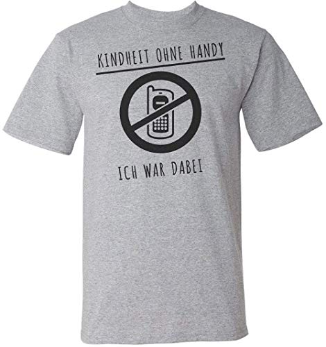 Finest Prints Kindheit Ohne Handy. Ich War Dabei Camiseta para Hombre Small