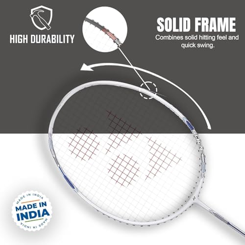 Yonex Badminton Racquet Astrox Attack 9 Pearl White G4 4U(80GMS-32LBS) (Made in India) - Image 7