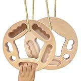 Tablero de Suspensión para Escalada,Bloques De Agarre De Madera Antideslizantes - Tabla De Dedos Para Escalada | Para Ejercicios De Brazos Entrenamiento De Dominadas En Interior
