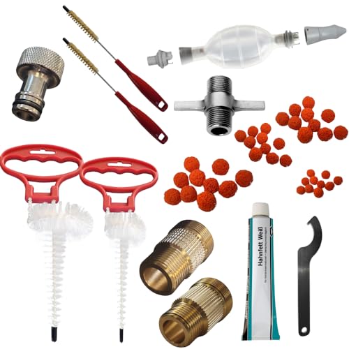 GASTROBEDARF WESTERBARKEY Reinigungsset für Bierleitungen mit 28 & 30mm Adapter für 4 6.7 7 oder 10mm Leitung Premium