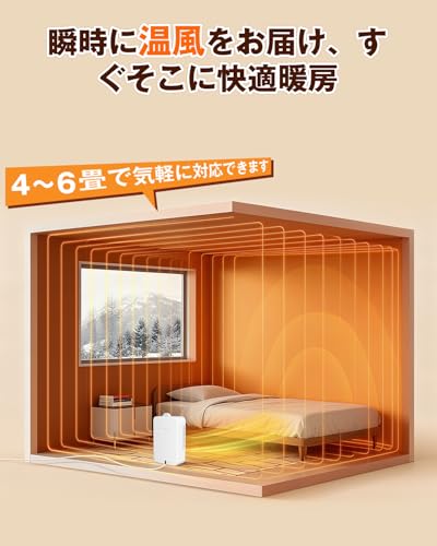 E-SHEEP セラミックファンヒーター YP2208 の商品画像 7