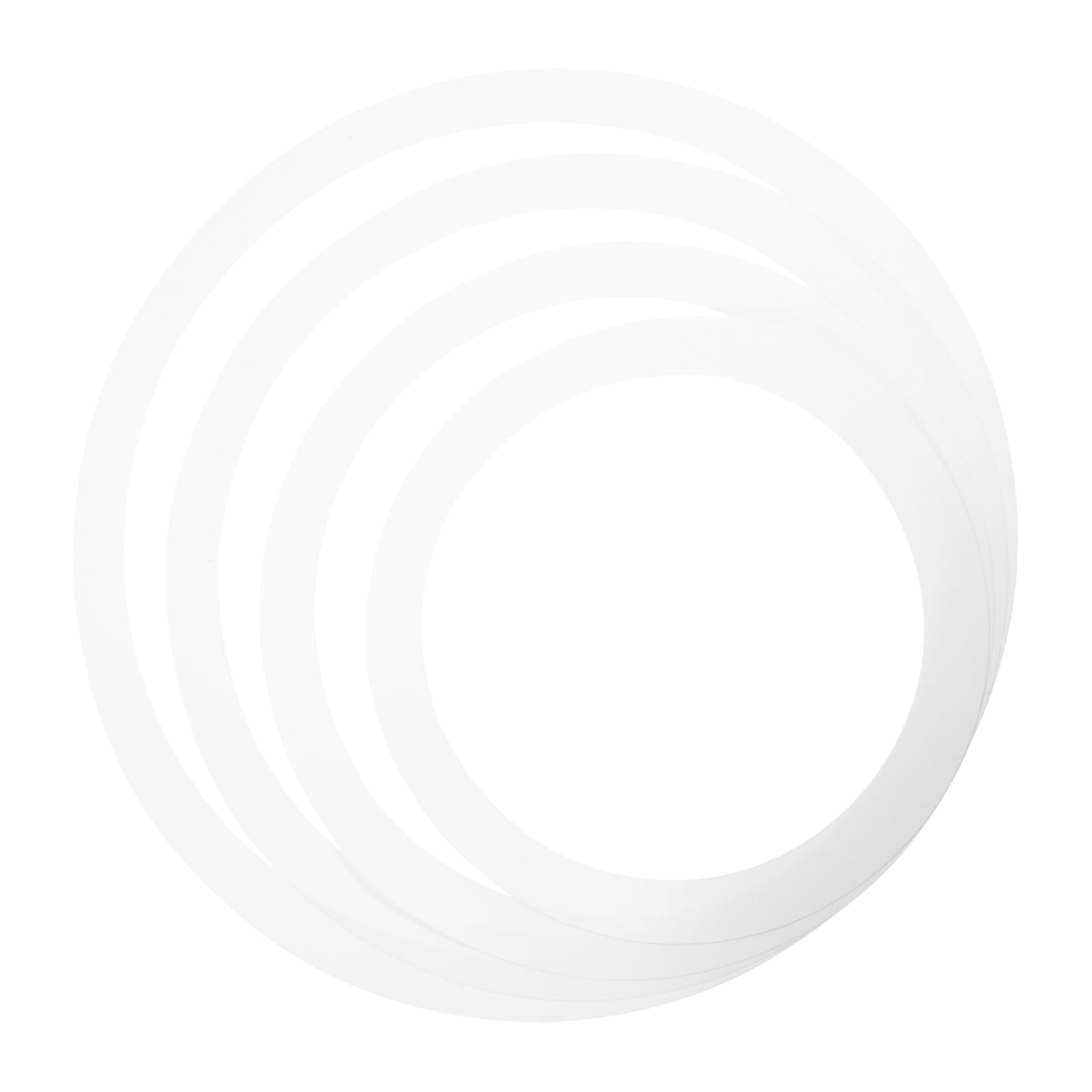 BESPORTBLE 4Pcs Snare Drum Mute Kit Durable Sound Dampening Rings for Home Practice Fits Drums Easy to Install Protects Your Instrument From Damage