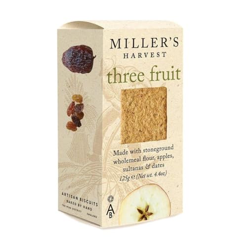 Miller's Haverst | Crackers con fruta deshidratada de manzana, pasas sult. y dátiles