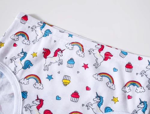 Cadidi Dinos Little Girls' Soft Cotton Underwear Kids Breathable Comfort Panty Briefs Toddler Undies4