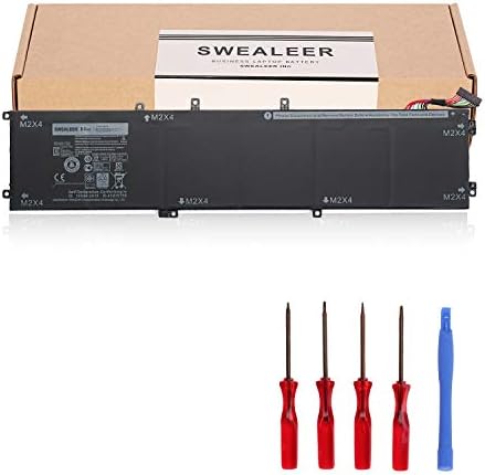 SWEALEER Compatible 4GVGH Battery if Applicable Dell XPS 15 9550 Precision 5510 Replacement for 1P6KD 84Wh High Capacity Laptop Batteries [New Li-ion 6-Cell 11.4V 18 Months Warranty 4GVGH]