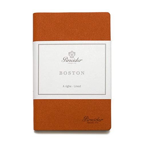 Con Segnalibro Pineider - Notes Boston -9X14 Cm - Small - 96 Sheets - 80 Gr.-White Paper